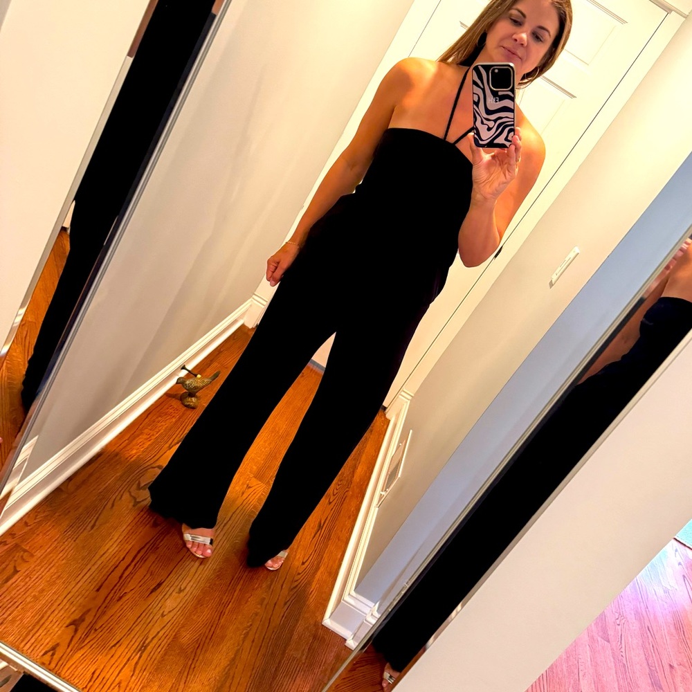 Ella moss black pantsuit Medium